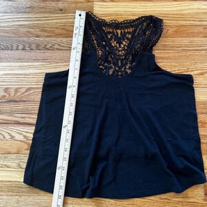 Poof embroidered tank top
